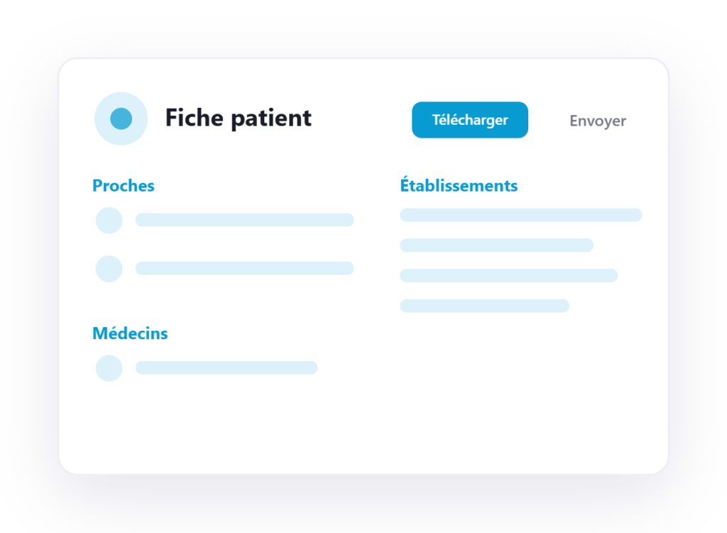 illustration d'un dossier patient